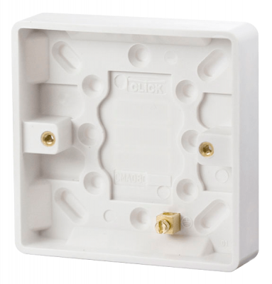 Click Mode 1 Gang 16mm Deep Pattress Box
