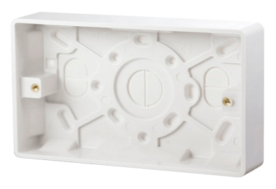 Click Mode 2 Gang 25mm Deep Pattress Box
