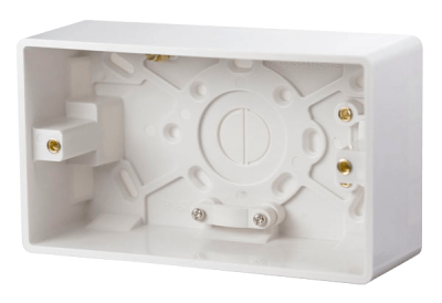 Click Mode 2 Gang 47mm Deep Pattress Box