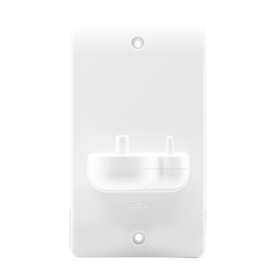Click Mode 2 Gang In-wall Electric Toothbrush Charger