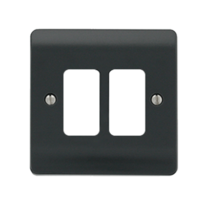 Click Mode 2 Gang GridPro Frontplate Part M