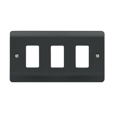 Click Mode 3 Gang GridPro Frontplate Part M