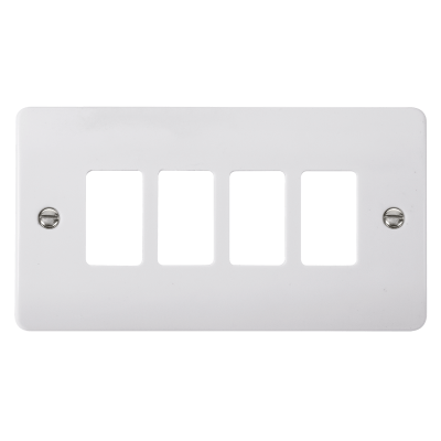 Click Mode 4 Gang GridPro Frontplate