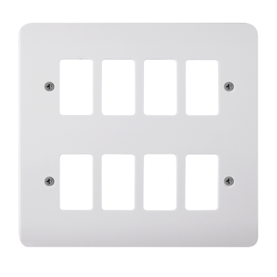 Click Mode 8 Gang GridPro Frontplate