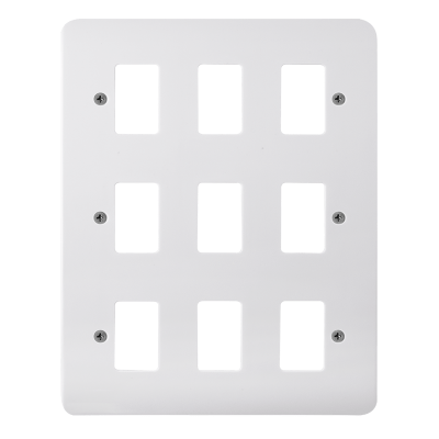 Click Mode 9 Gang GridPro Frontplate