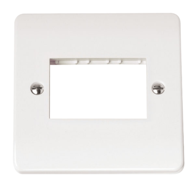 Click Mode 1 Gang MiniGrid Unfurnished Plate - 3 Aperture