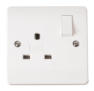 Click Mode 13A 1 Gang DP Switched Non-Standard Socket Outlet