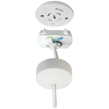 Eterna 6a 4 Terminal Pre-Wired Ceiling Rose & 2m Flex