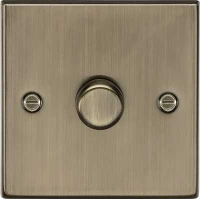 K/Bridge 1G 2-way 10-200W (5-150W LED) Intelligent dimmer - Antique Brass