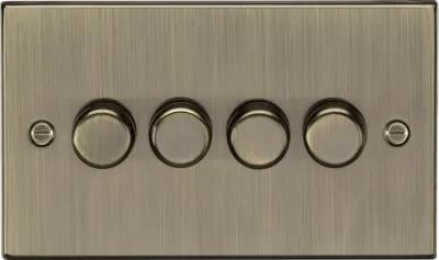 K/Bridge 4G 2-way 10-200W (5-150W LED) Intelligent dimmer - Antique Brass