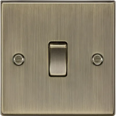 K/Bridge 10AX 1G 2-way Plate Switch - Antique Brass