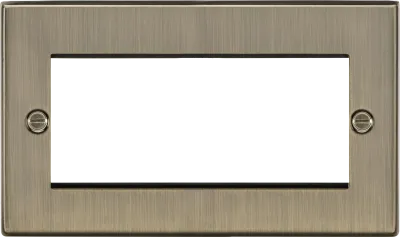 K/Bridge 4G Euro Modular Faceplate - Antique Brass