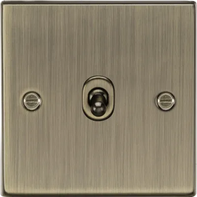 K/Bridge 10AX 1G Intermediate Toggle Switch - Antique Brass
