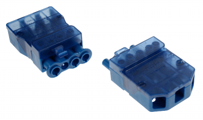 Click Flow 250V~ 20A 4 Pole Complete (Fast-Fit Cable Clamps) Connector