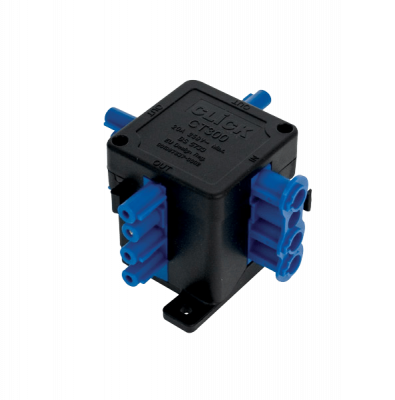 Click Flow 250V~ 20A 4 Pole 1 In 3 Out Hub
