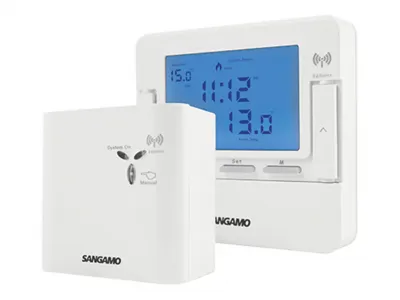 SANGAMO DIGITAL WIRELESS PROGRAMMABLE ROOM THERMOSTAT