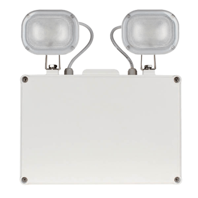 ESP Duceri Emergency Twin Spot 6W LED IP40 Lithium Battery Non-Maintained White