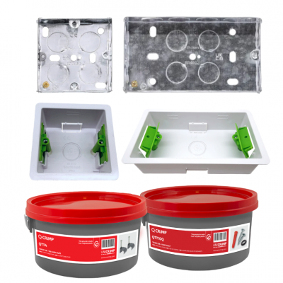 First Fix Box & Fixings Bundle (Large Pack - 120 Boxes)