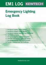 Kewtech Emergency Lighting Log Book