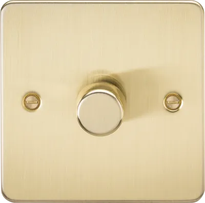 K/Bridge 1G 2-way 10-200W (5-150W LED) Intelligent dimmer - Brushed Brass
