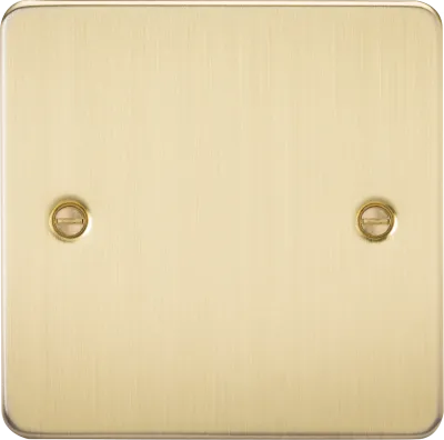 K/Bridge 1G Blanking Plate - Brushed Brass