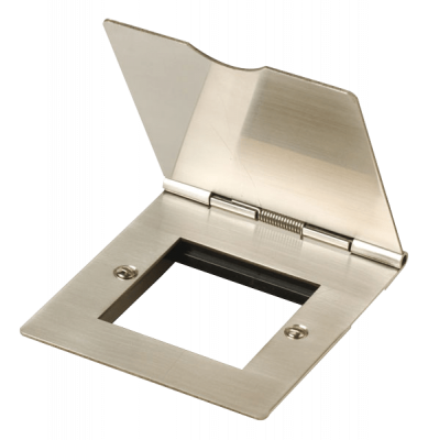 Click 1 Gang New Media&trade; Unfurnished Floor Plate - 2 Apertures
