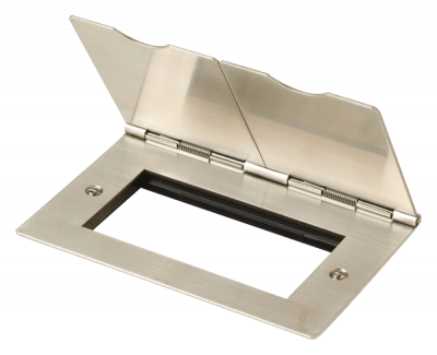 Click 2 Gang New Media&trade; Unfurnished Floor Plate - 4 Apertures