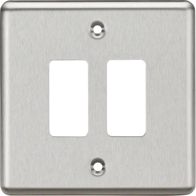 K/Bridge 2G Grid Faceplate - Brushed Chrome