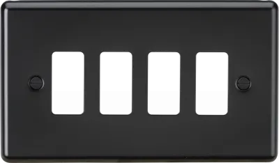 K/Bridge 4G Grid Faceplate - Matt Black