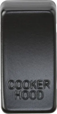 K/Bridge Switch cover Inchmarked COOKER HOODInch - matt black