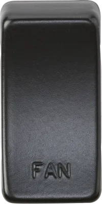 K/Bridge Switch cover "marked FAN" - matt black