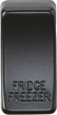 K/Bridge Switch cover Inchmarked FRIDGE FREEZERInch - matt black