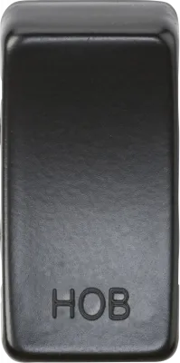K/Bridge Switch cover Inchmarked HOBInch - matt black