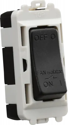 K/Bridge 10A Fan Isolator Module - Matt Black