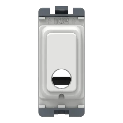 Thrion 16A Flex Outlet Grid Module White Moulded