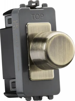 K/Bridge 2-way 10-150W (5-150W LED) Intelligent Dimmer - Antique Brass