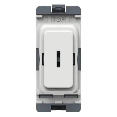 Thrion 20A 2Way Key Switch White Moulded