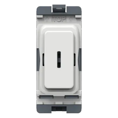 Thrion 20A DP Key Switch White Moulded