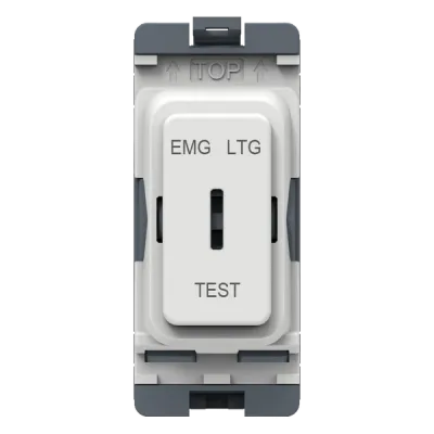 Thrion 20A DP Key Switch (EMG LTG TEST) White Moulded