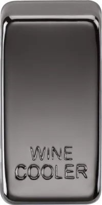 K/Bridge Switch cover Inchmarked WINE COOLERInch - black nickel