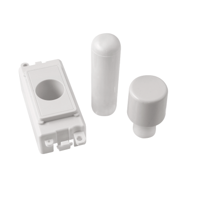 Click GridPro 1 Module Dimmer Mounting Kit White Insert
