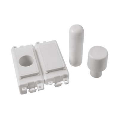 Click GridPro 2 Module Dimmer Mounting Kit White Insert/White