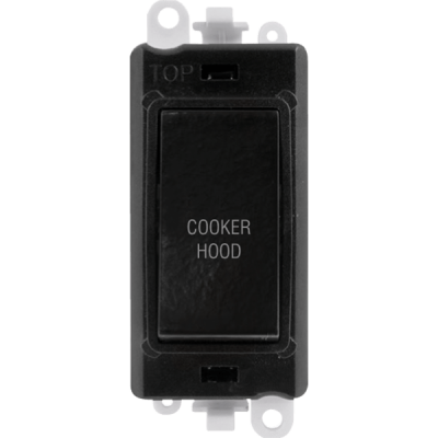 Click GridPro 20AX DP Switch Module InchCOOKER HOODInch Black Insert/Black