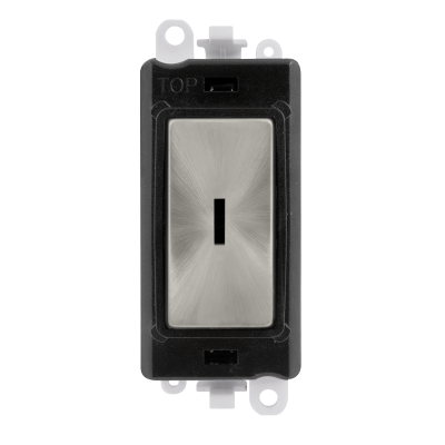 Click GridPro 20AX DP Keyswitch Module Black Insert/Satin Chrome