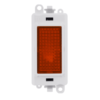 Click GridPro 240V~ Amber Indicator Module White Insert