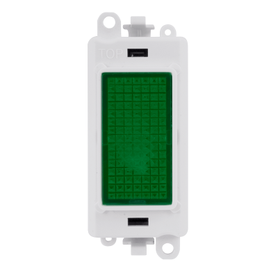 Click GridPro 240V~ Green Indicator Module White Insert