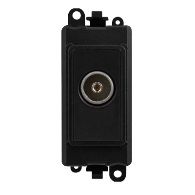 Click GridPro Female Coaxial Module Black Insert/Black