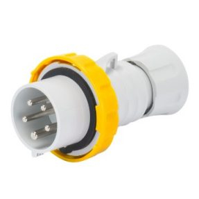 Gewiss GW60023H Plug 2P+E 16A 110V Yel