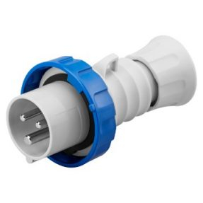 Gewiss GW60026FH Plug 2P+E 16A 230V Blu