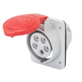 Gewiss GW62221H Skt 3P+N+E 32A 400V Red